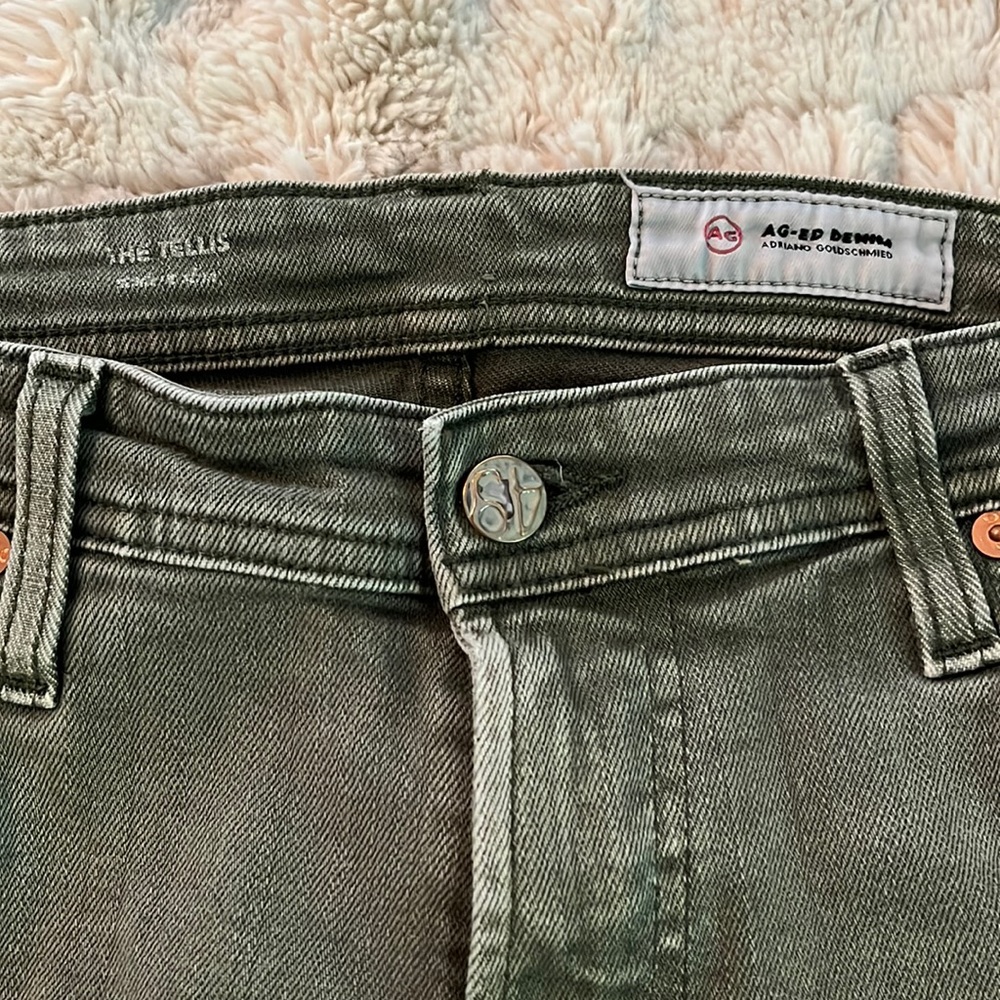 Adriano Goldschmied The Tells Modern Slim green jeans